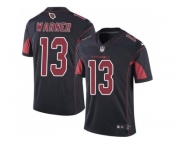 Nike Arizona Cardinals #13 Kurt Warner Black Men's Stitched NFL Limited Rush Jersey