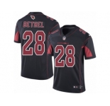 outh Nike Arizona Cardinals #28 Justin Bethel Limited Black Rush NFL Jersey