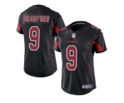 Women Nike Arizona Cardinals #9 Sam Bradford Black Stitched NFL Limited Rush Jersey