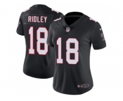 Women Nike Atlanta Falcons #18 Calvin Ridley Black Alternate Stitched NFL Vapor Untouchable Limited Jersey