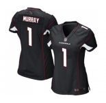 Women's Arizona Cardinals #1 Kyler Murray Game Black Alternate Football Jersey