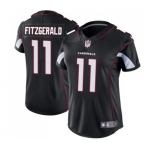 Women's Arizona Cardinals #11 Larry Fitzgerald Black Alternate Vapor Untouchable Limited Player Football Jersey