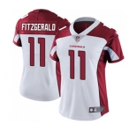 Women's Arizona Cardinals #11 Larry Fitzgerald White Vapor Untouchable Limited Player Football Jersey