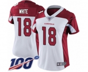Women's Arizona Cardinals #18 Kevin White Vapor Untouchable Limited Player 100th Season Football Jersey