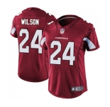 Women's Arizona Cardinals #24 Adrian Wilson Red Team Color Vapor Untouchable Limited Player Football Jersey