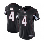 Women's Arizona Cardinals #4 Andy Lee Black Alternate Vapor Untouchable Limited Player Football Jersey