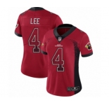 Women's Arizona Cardinals #4 Andy Lee Limited Red Rush Drift Fashion Football Jersey
