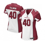 Women's Arizona Cardinals #40 Pat Tillman Game White Football Jersey
