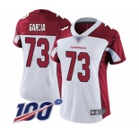 Women's Arizona Cardinals #73 Max Garcia White Vapor Untouchable Limited Player 100th Season Football Jersey