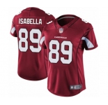 Women's Arizona Cardinals #89 Andy Isabella Red Team Color Vapor Untouchable Limited Player Football Jersey