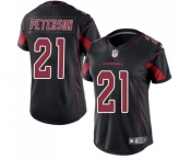 Women's Nike Arizona Cardinals #21 Patrick Peterson Limited Black Rush Vapor Untouchable NFL Jersey