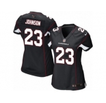 Women's Nike Arizona Cardinals #23 Chris Johnson Limited Black Alternate NFL Jersey