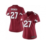 Women's Nike Arizona Cardinals #27 Tyvon Branch Limited Red Team Color NFL Jersey