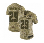 Women's Nike Arizona Cardinals #29 Chase Edmonds Limited Camo 2018 Salute to Service NFL Jersey