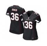 Women's Nike Arizona Cardinals #36 Budda Baker Limited Black Alternate NFL Jersey