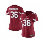 Women's Nike Arizona Cardinals #36 D. J. Swearinger Limited Red Team Color NFL Jersey