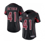 Women's Nike Arizona Cardinals #41 Antoine Bethea Limited Black Rush Vapor Untouchable NFL Jersey