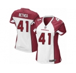 Women's Nike Arizona Cardinals #41 Antoine Bethea Limited White NFL Jersey