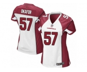 Women's Nike Arizona Cardinals #57 Alex Okafor Limited White NFL Jersey