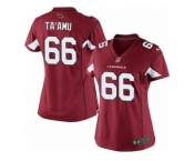 Women's Nike Arizona Cardinals #66 Alameda Ta'amu Limited Red Team Color NFL Jersey