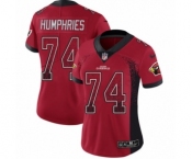 Women's Nike Arizona Cardinals #74 D.J. Humphries Limited Red Rush Drift Fashion NFL Jersey