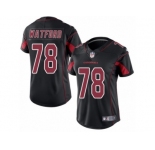 Women's Nike Arizona Cardinals #78 Earl Watford Limited Black Rush NFL Jersey