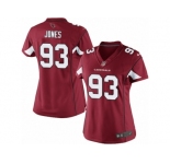 Women's Nike Arizona Cardinals #93 Jarvis Jones Limited Red Team Color NFL Jersey