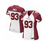 Women's Nike Arizona Cardinals #93 Jarvis Jones Limited White NFL Jersey