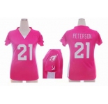 nike women nfl jerseys arizona cardinals #21 peterson pink[draft him ii top]