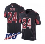 Youth Arizona Cardinals #24 Adrian Wilson Limited Black Rush Vapor Untouchable 100th Season Football Jersey