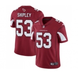 Youth Arizona Cardinals #53 A.Q. Shipley Red Team Color Vapor Untouchable Limited Player Football Jersey