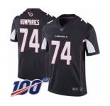 Youth Arizona Cardinals #74 D.J. Humphries Black Alternate Vapor Untouchable Limited Player 100th Season Football Jersey