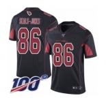 Youth Arizona Cardinals #86 Ricky Seals-Jones Limited Black Rush Vapor Untouchable 100th Season Football Jersey