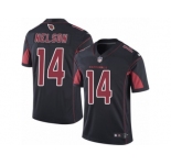 Youth Nike Arizona Cardinals #14 J.J. Nelson Limited Black Rush NFL Jersey