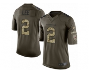 Youth Nike Arizona Cardinals #2 Andy Lee Limited Green Salute to Service NFL Jersey