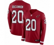 Youth Nike Arizona Cardinals #20 Deone Bucannon Limited Red Therma Long Sleeve NFL Jersey