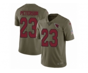 Youth Nike Arizona Cardinals #23 Adrian Peterson Limited Olive 2017 Salute to Service NFL Jersey