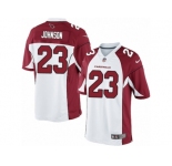 Youth Nike Arizona Cardinals #23 Chris Johnson Limited White NFL Jersey