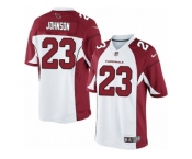 Youth Nike Arizona Cardinals #23 Chris Johnson Limited White NFL Jersey