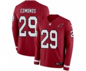 Youth Nike Arizona Cardinals #29 Chase Edmonds Limited Red Therma Long Sleeve NFL Jersey