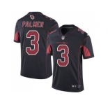 Youth Nike Arizona Cardinals #3 Carson Palmer Black Stitched NFL Limited Rush Jersey