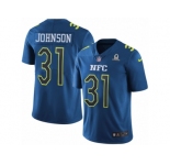 Youth Nike Arizona Cardinals #31 David Johnson Limited Blue 2017 Pro Bowl NFL Jersey