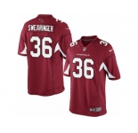 Youth Nike Arizona Cardinals #36 D. J. Swearinger Limited Red Team Color NFL Jersey