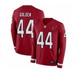 Youth Nike Arizona Cardinals #44 Markus Golden Limited Red Therma Long Sleeve NFL Jersey
