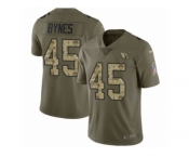 Youth Nike Arizona Cardinals #45 Josh Bynes Limited Olive Camo 2017 Salute to Service NFL Jersey