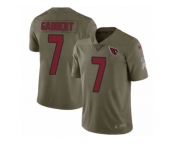 Youth Nike Arizona Cardinals #7 Blaine Gabbert Limited Olive 2017 Salute to Service NFL Jersey