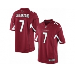 Youth Nike Arizona Cardinals #7 Chandler Catanzaro Limited Red Team Color NFL Jersey