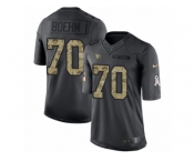 Youth Nike Arizona Cardinals #70 Evan Boehm Limited Black 2016 Salute to Service NFL Jersey