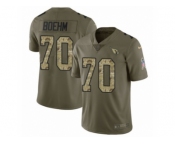 Youth Nike Arizona Cardinals #70 Evan Boehm Limited Olive Camo 2017 Salute to Service NFL Jersey