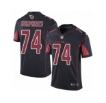 Youth Nike Arizona Cardinals #74 D.J. Humphries Limited Black Rush NFL Jersey